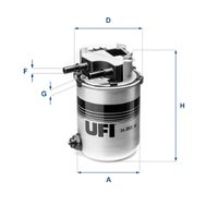 PURFLUX FCS853 Filtre à Carburant - Compatible Nissan Qashqai II Et X-Trail