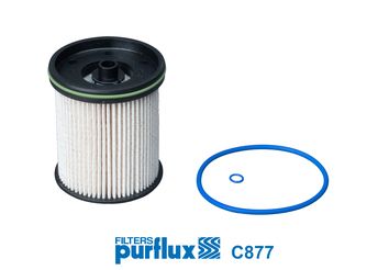 Purflux Filtre à Carburant Diesel C887 - Compatible MERCEDES Citan T-Class, RENAULT Captur II Clio V Kangoo 1.5 BluedCi